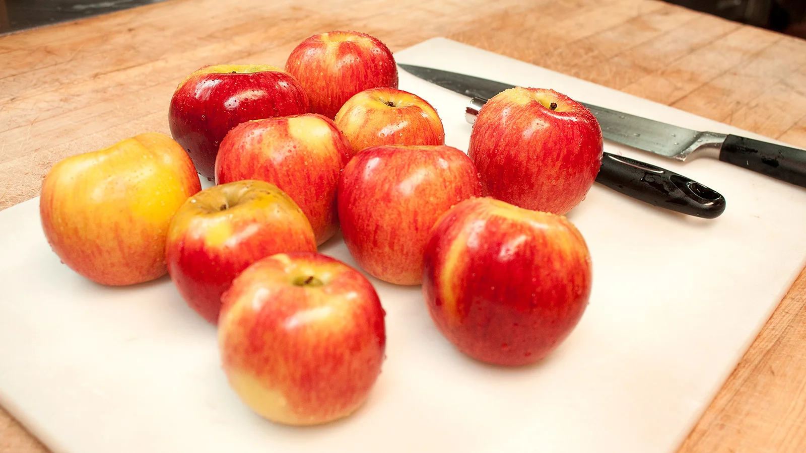 I usually use Granny Smith, but I couldn't find any this time.