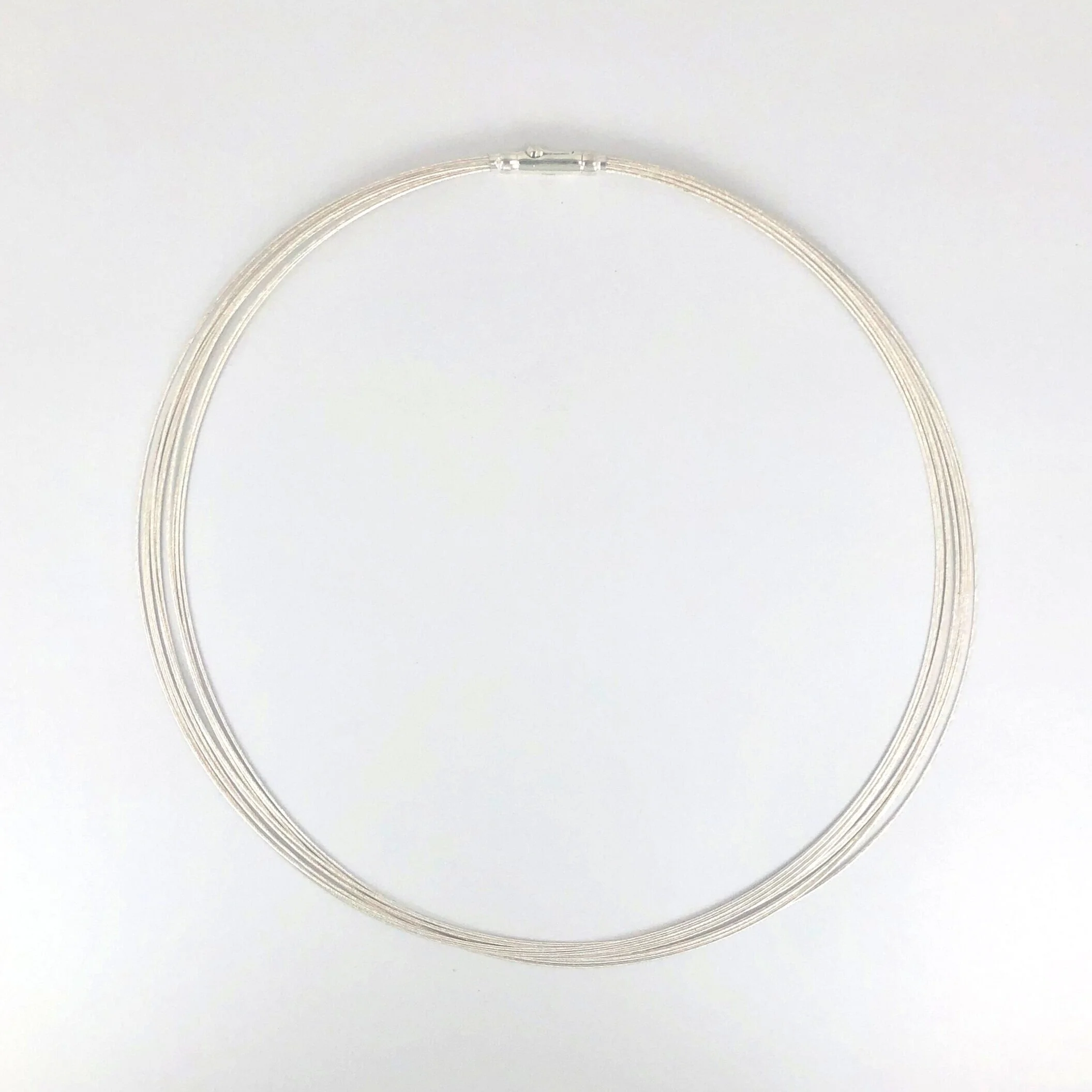 Sterling Silver 10-Strand Necklace