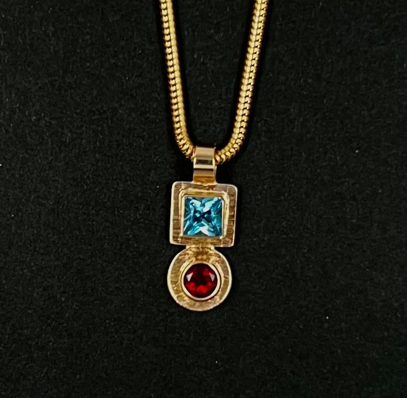 2 Stone Pendant