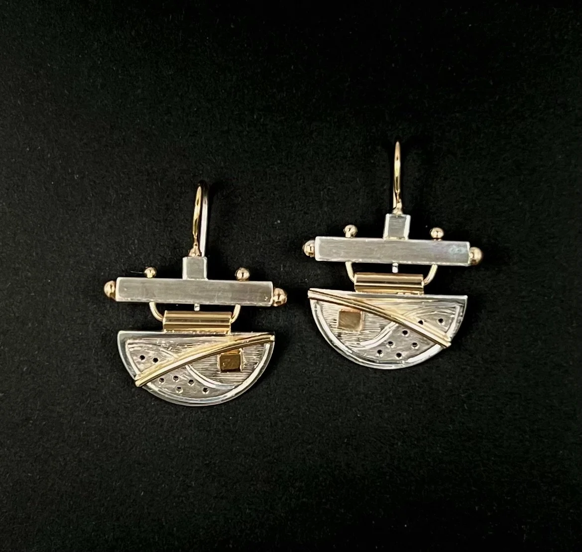 Solstice Half Circle Earrings