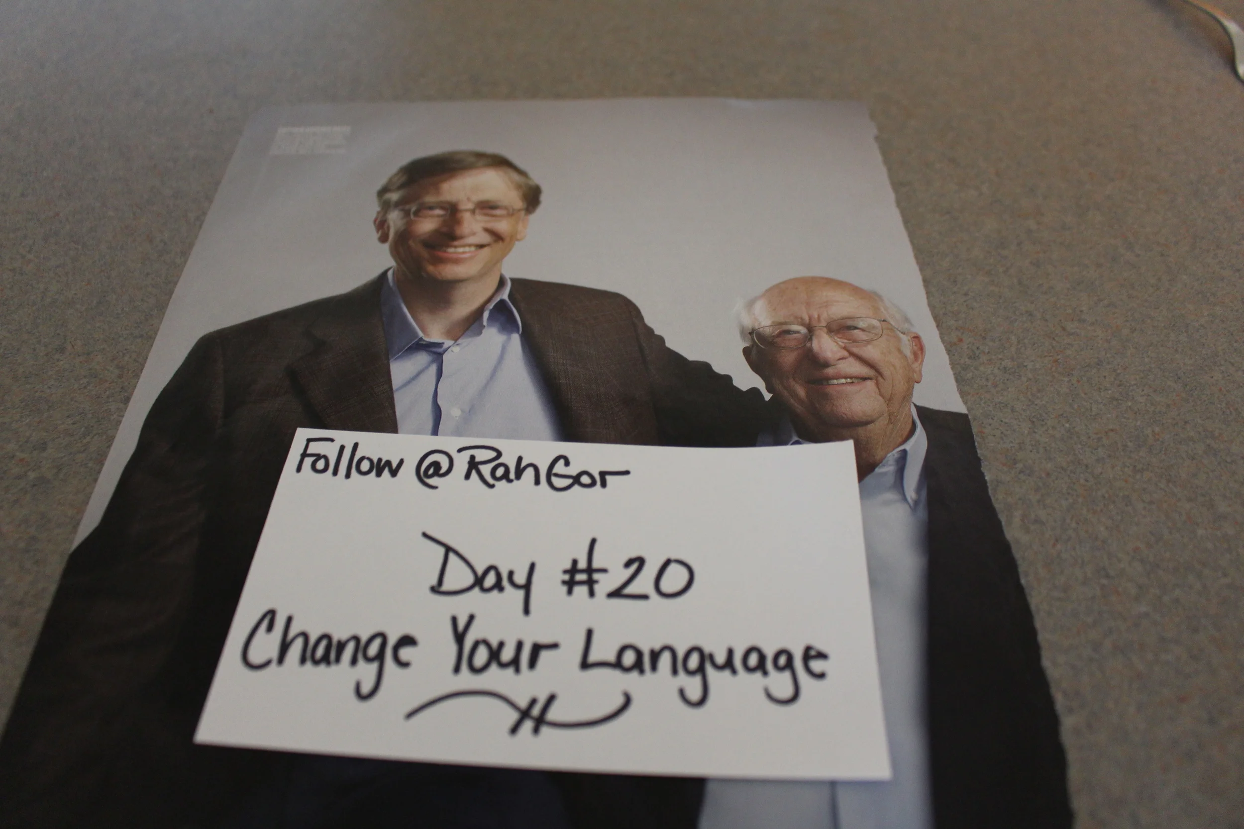 Change Your Language (Day 20 of 21 Days of Greatness)