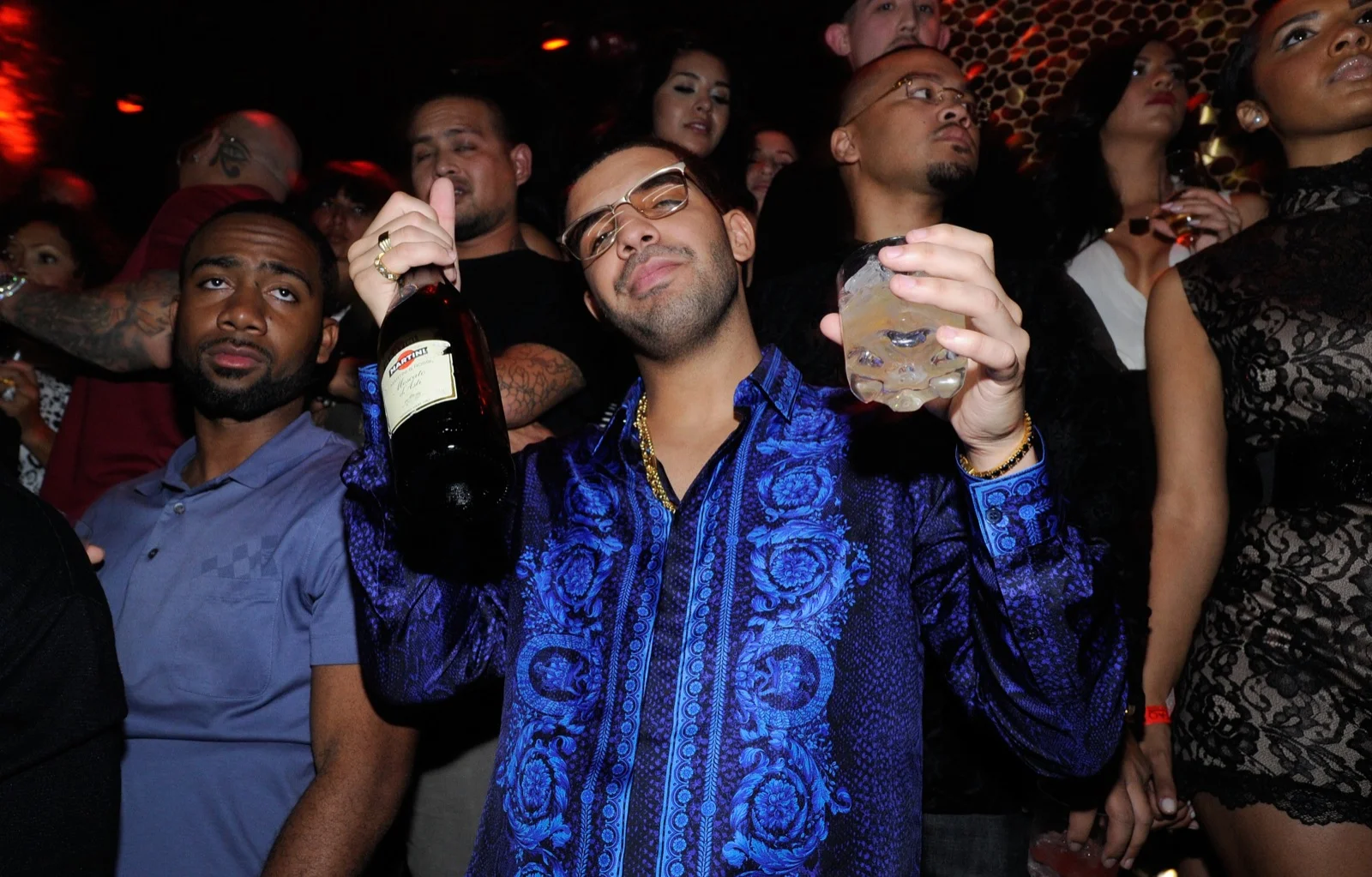 Drake celebrates his 25th birthday at TAO nightclub in Las Vegas. The party was sponsored by MARTINI Moscato d'Asti. (David Becker/Wire Image)