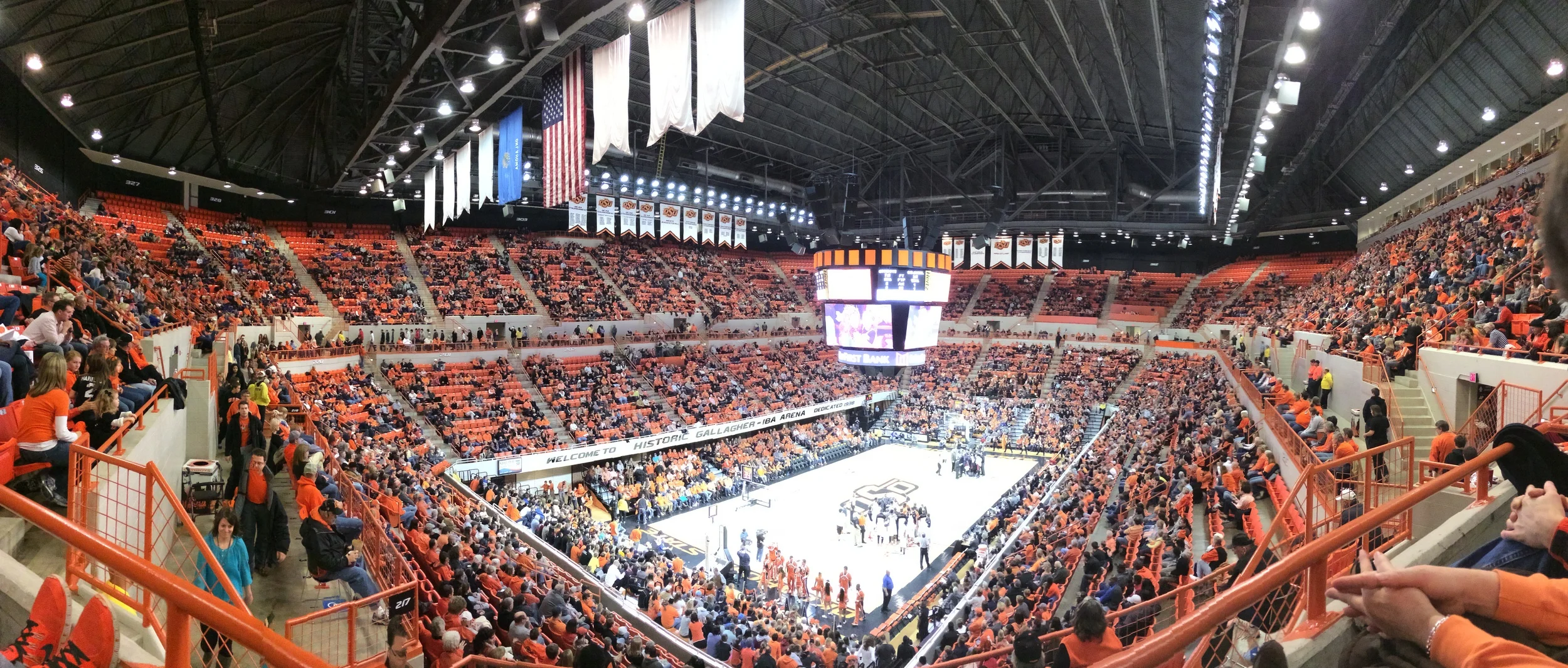 Gallagher=Iba Arena - Oklahoma State University.