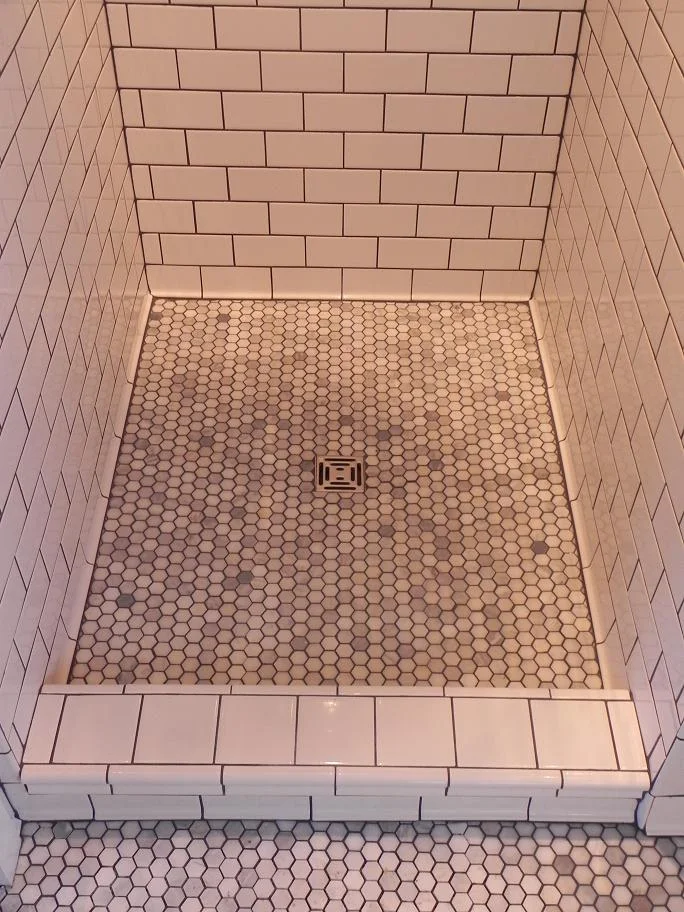 Tiled Shower Floors — SRW Contracting, Inc. Bathroom Remodeling Teacher