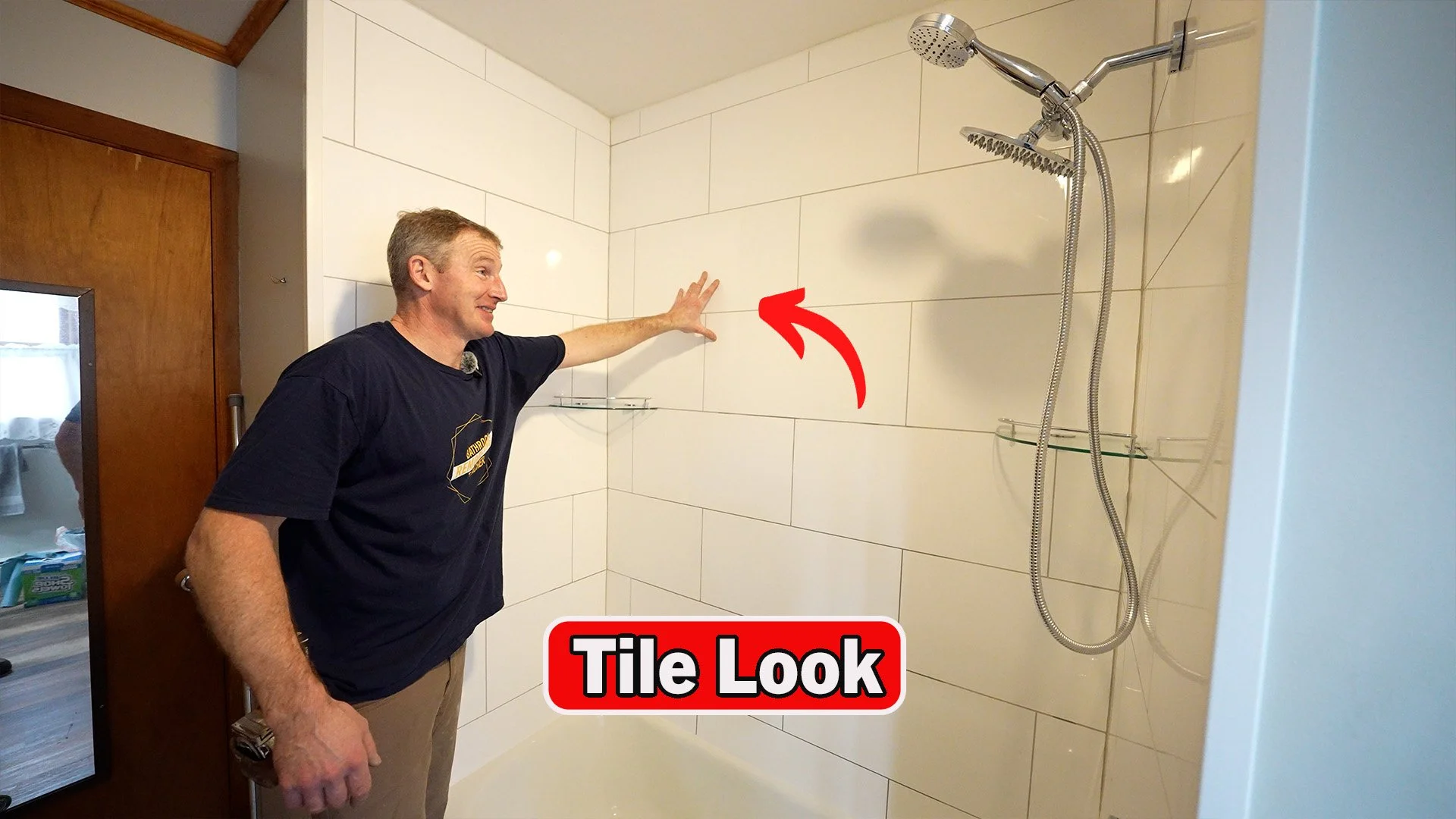 Tile Look without the Tile Work!