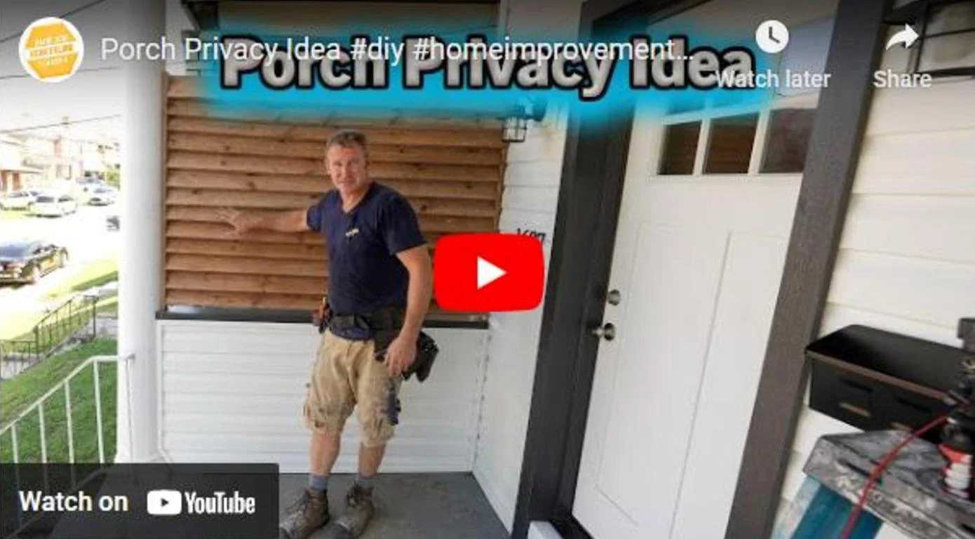 I'M TIRED OF LOOKING AT MY NEIGHBORS!