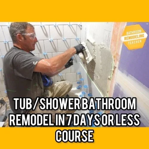 how to remodel your tub shower quickly course tutorial bathroom remodeling DIY