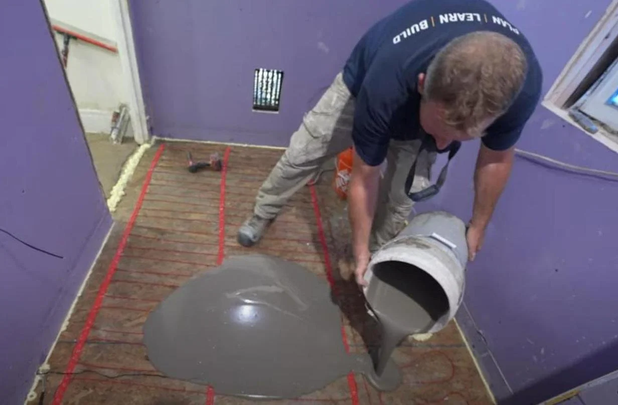 FLOOR LEVELER TIPS IN A BATHROOM — Bathroom Remodeling Teacher
