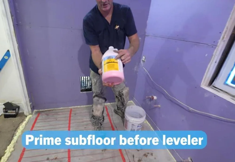 FLOOR LEVELER TIPS IN A BATHROOM — Bathroom Remodeling Teacher