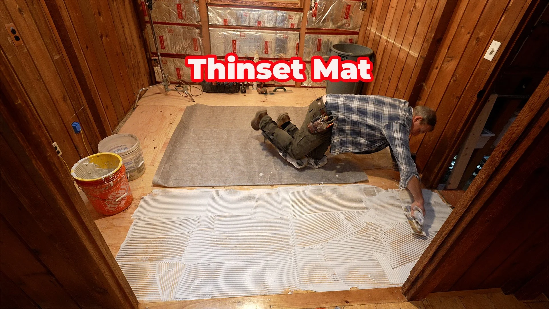 thinset an electric heat mat for tile