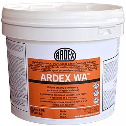 Expoxy resin cleaner in grout application ARDEX RG Cleaner