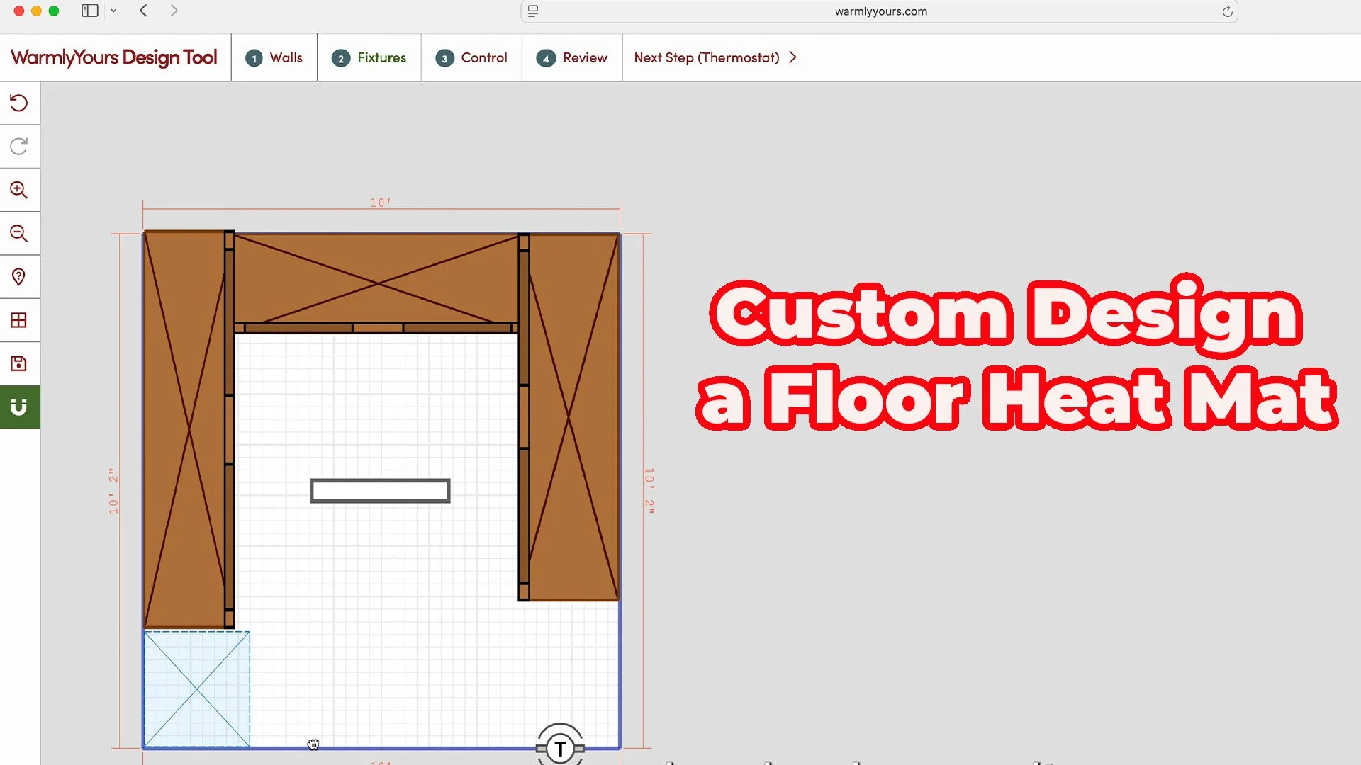 Custom Design an electric floor mat