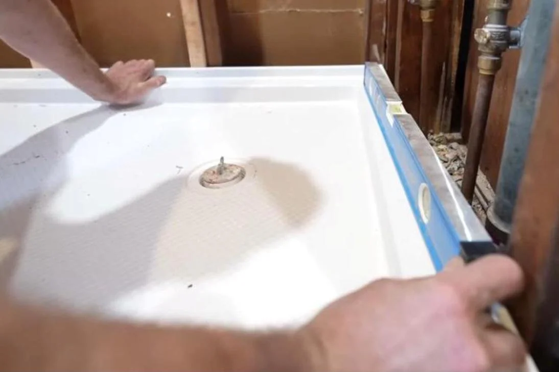 HOW TO INSTALL A SHOWER PAN BASE — Bathroom Remodeling Teacher