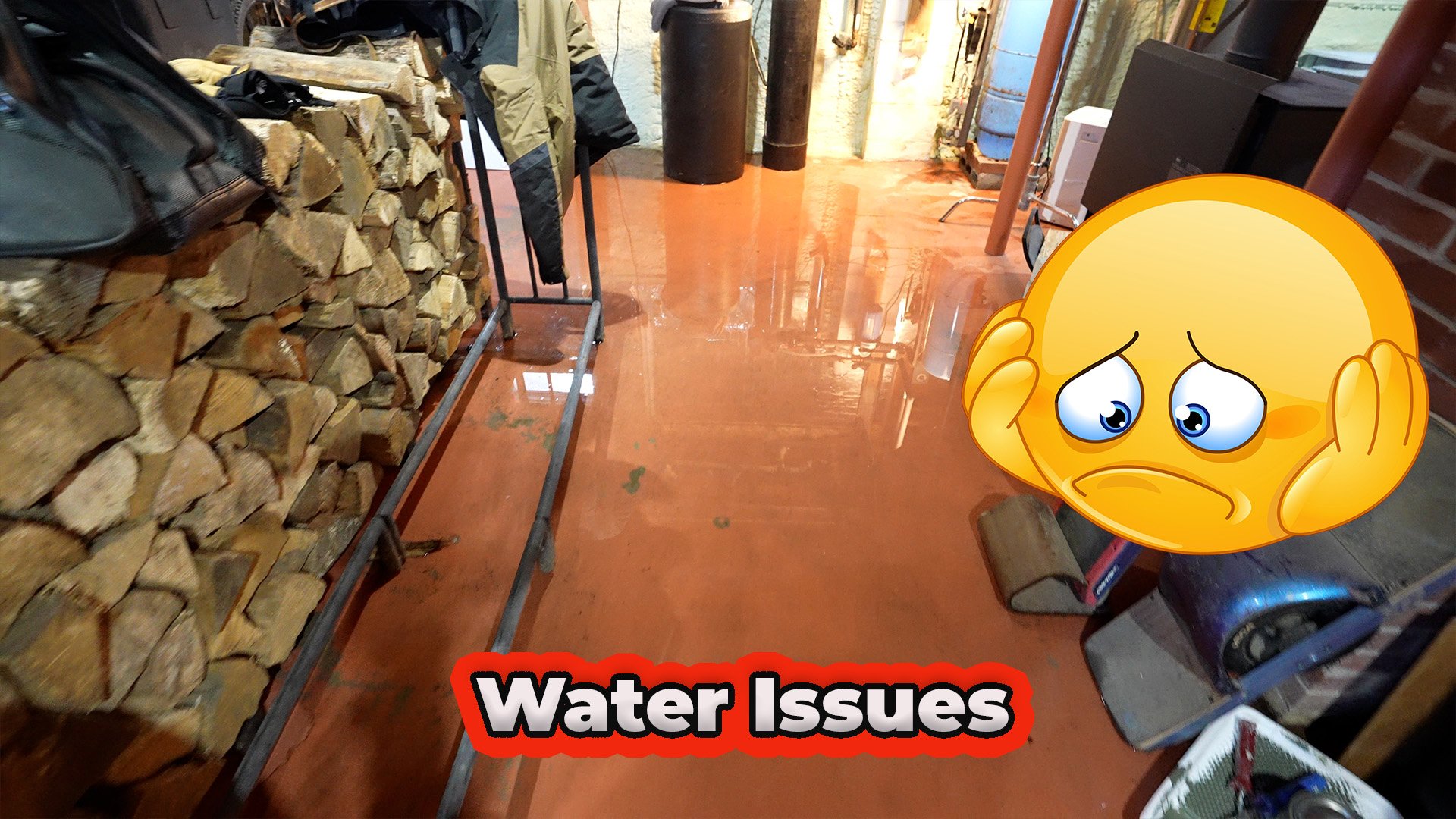 leaking water from basement foundation