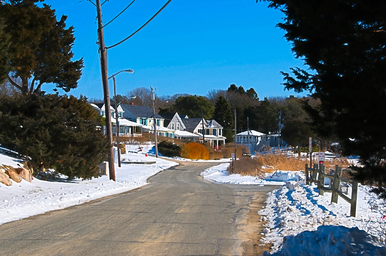 Circuit Avenue in Snow