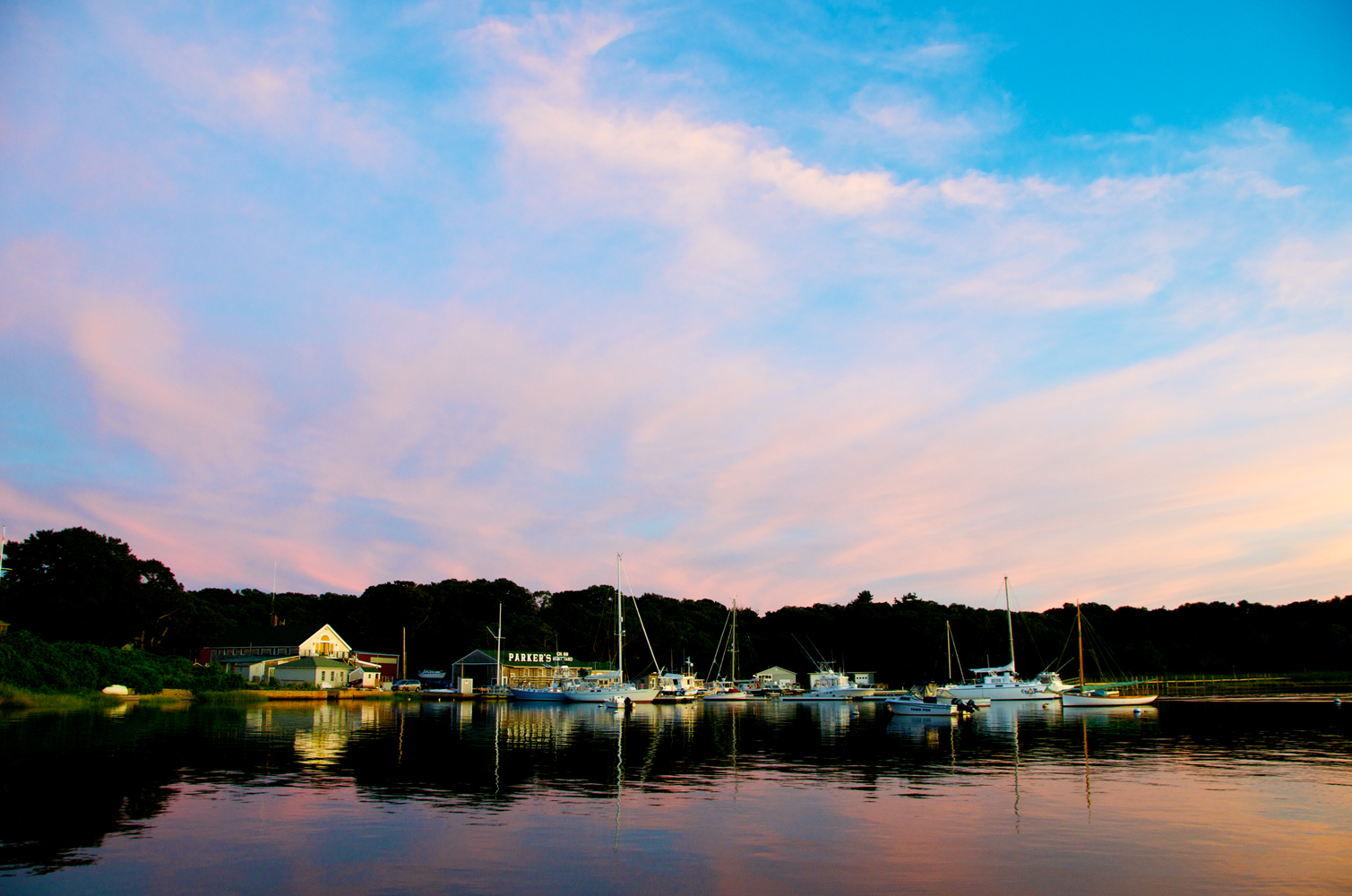 Sunset over Parker's