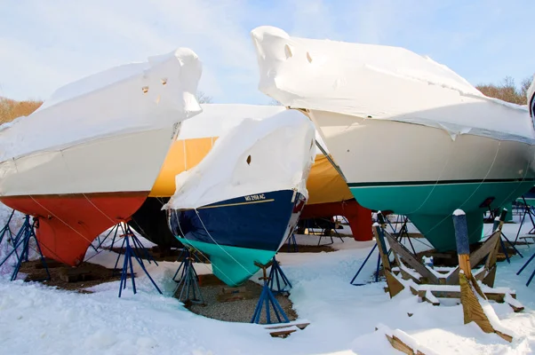 Winter Boats at Parker's