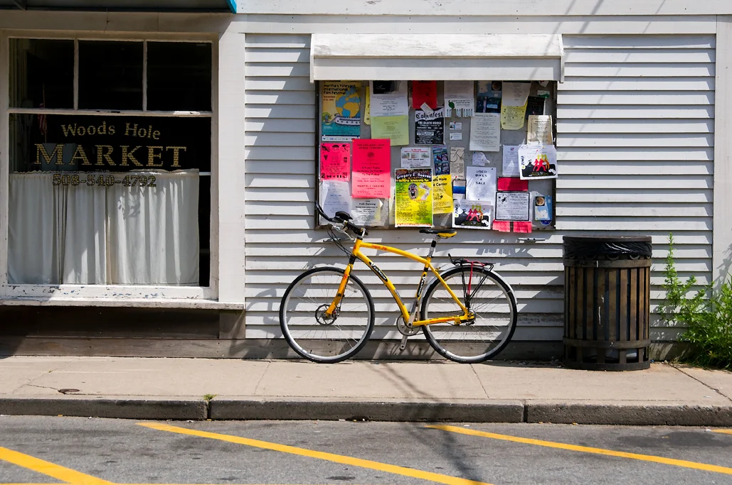 yellow bicycle