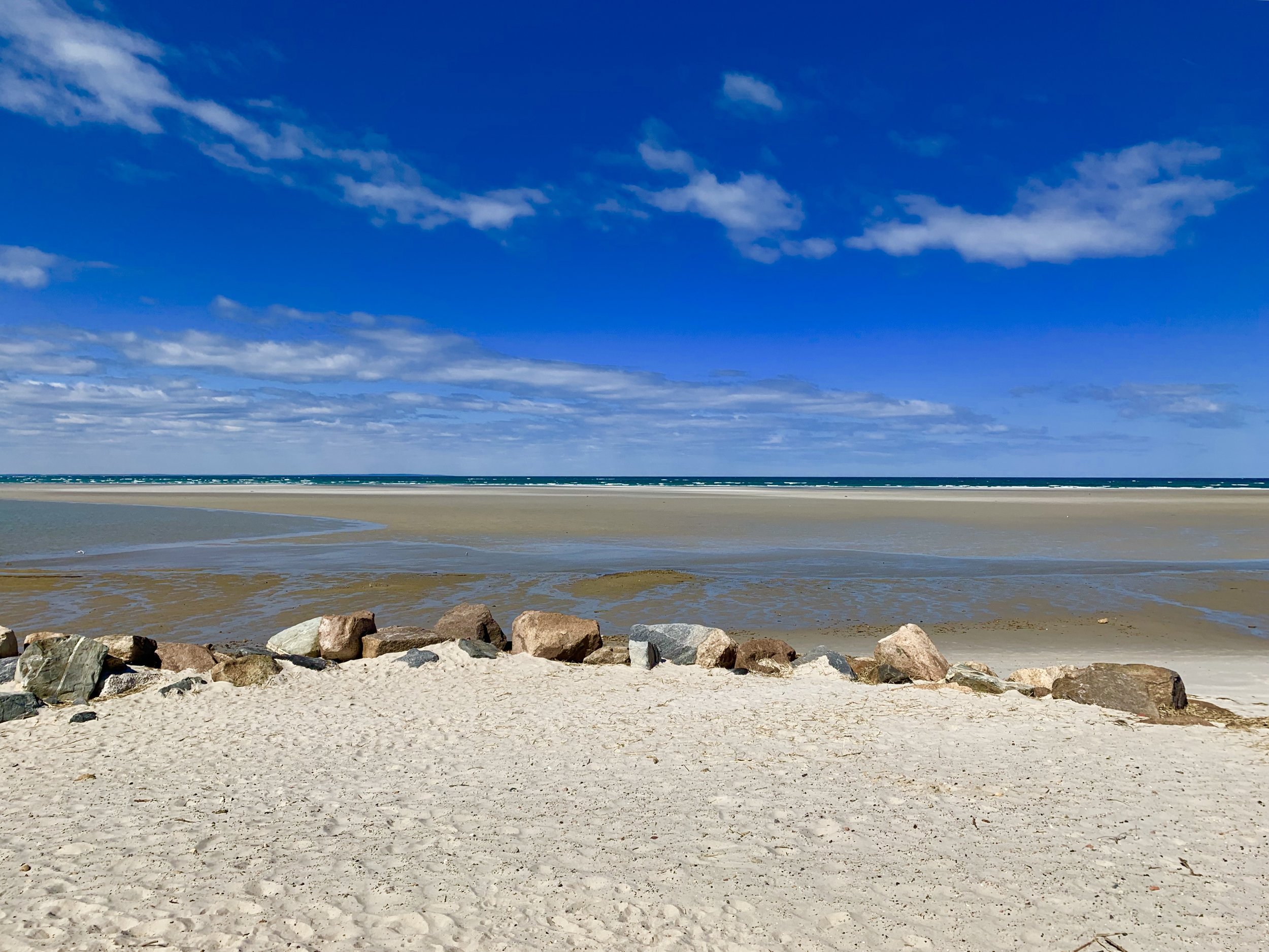 Barrier at Chapin Beach