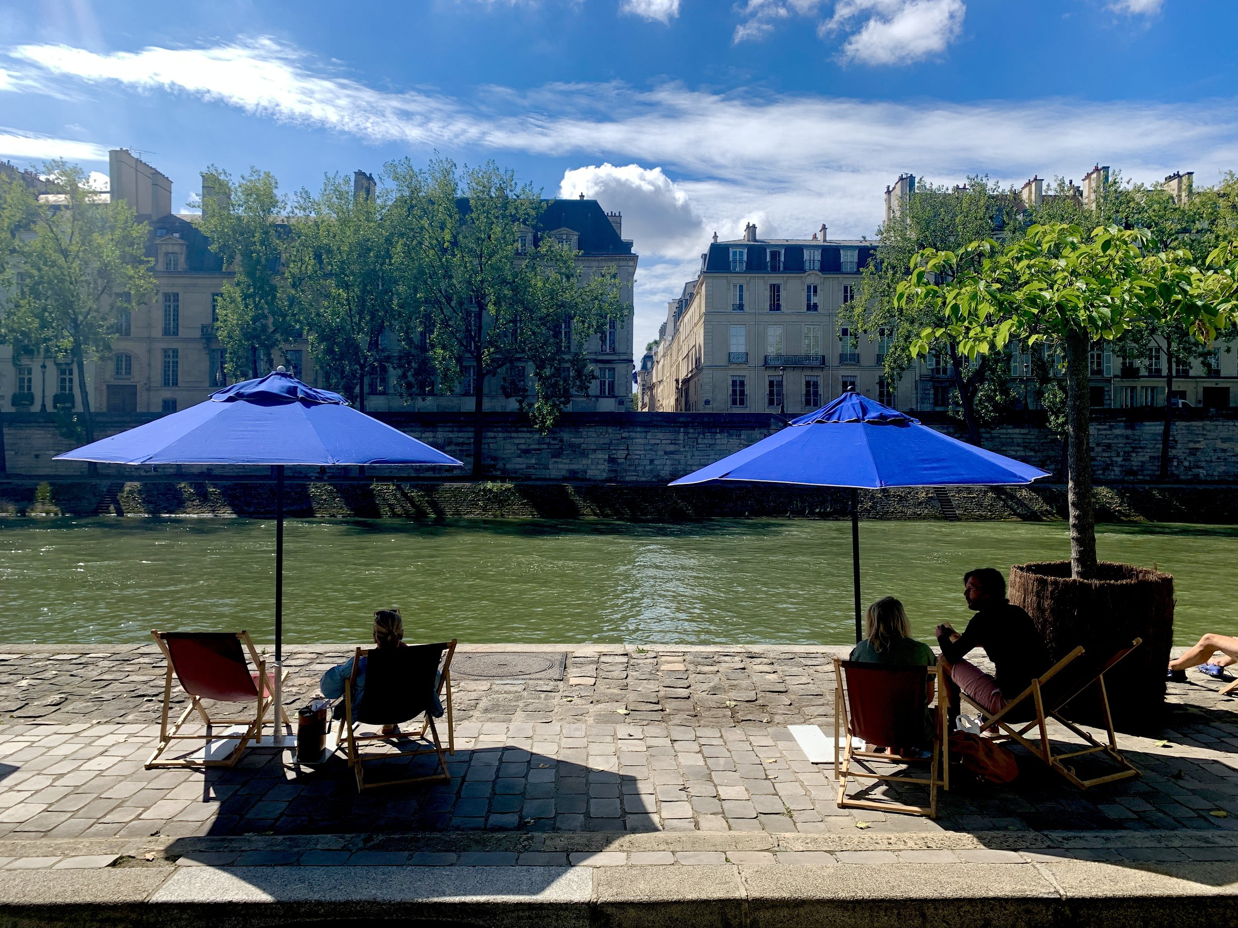 In the Sun on the Seine, Paris, France