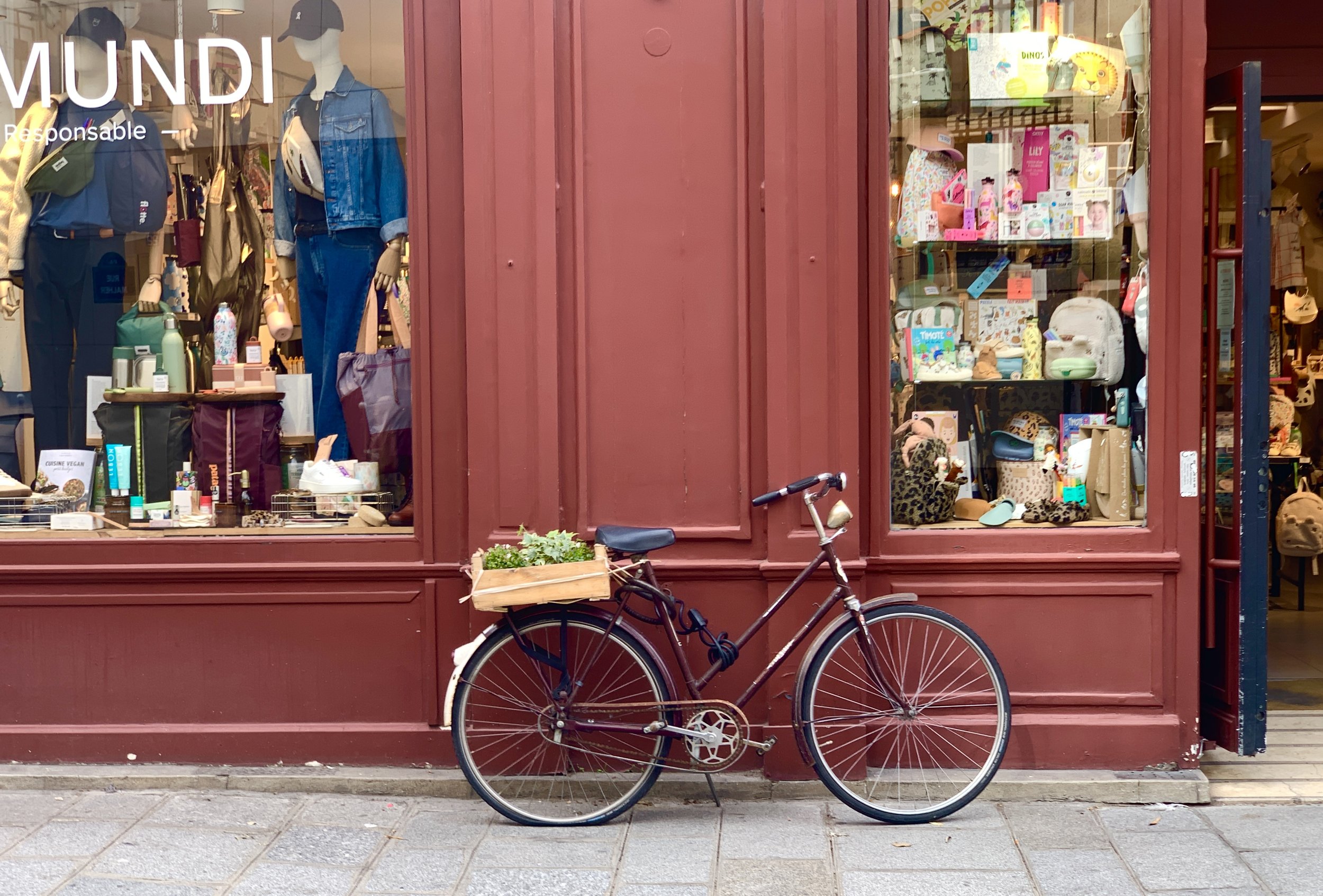 Bicycle in Le Marais, Paris, France