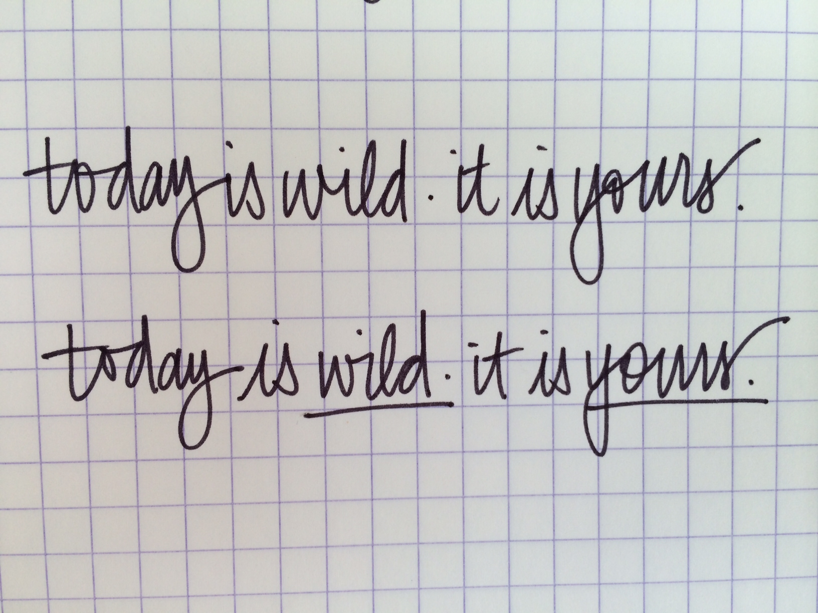 Underlining makes a difference.