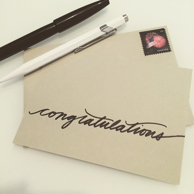 congrats card