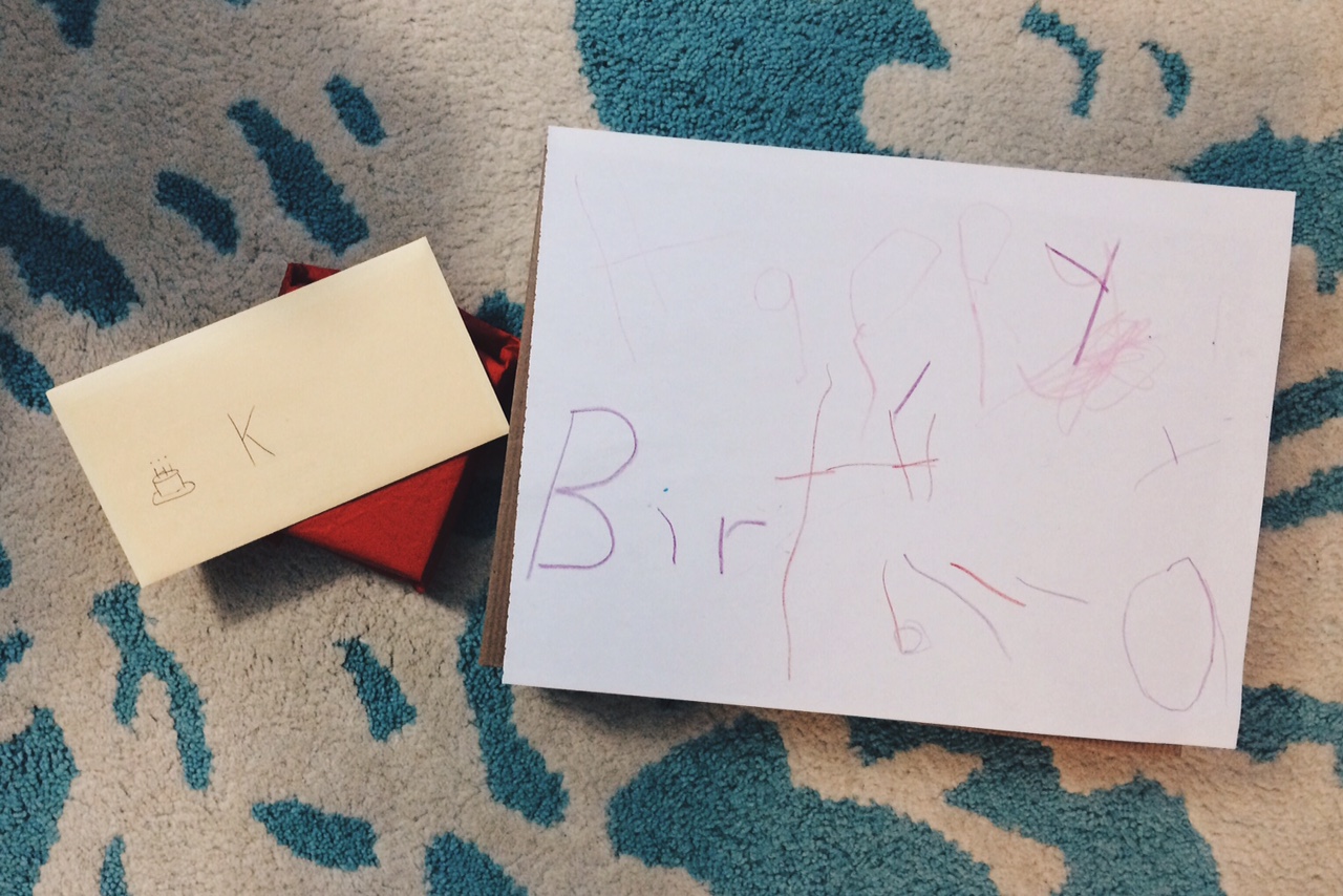 Gifts from my guys.