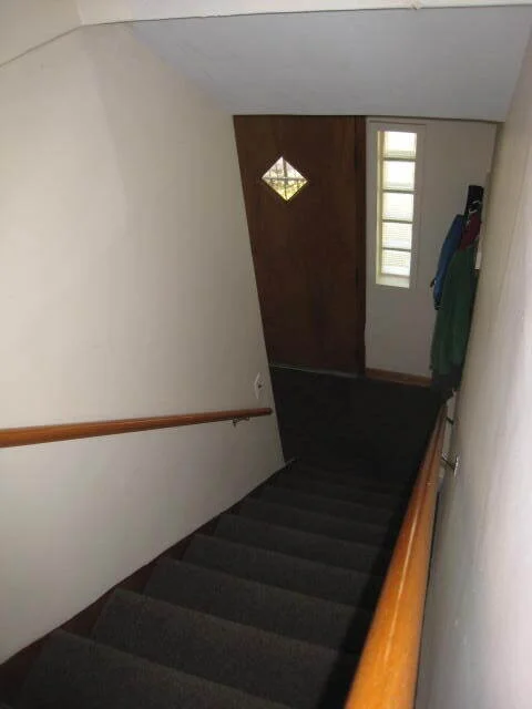 Before of our front stairs.