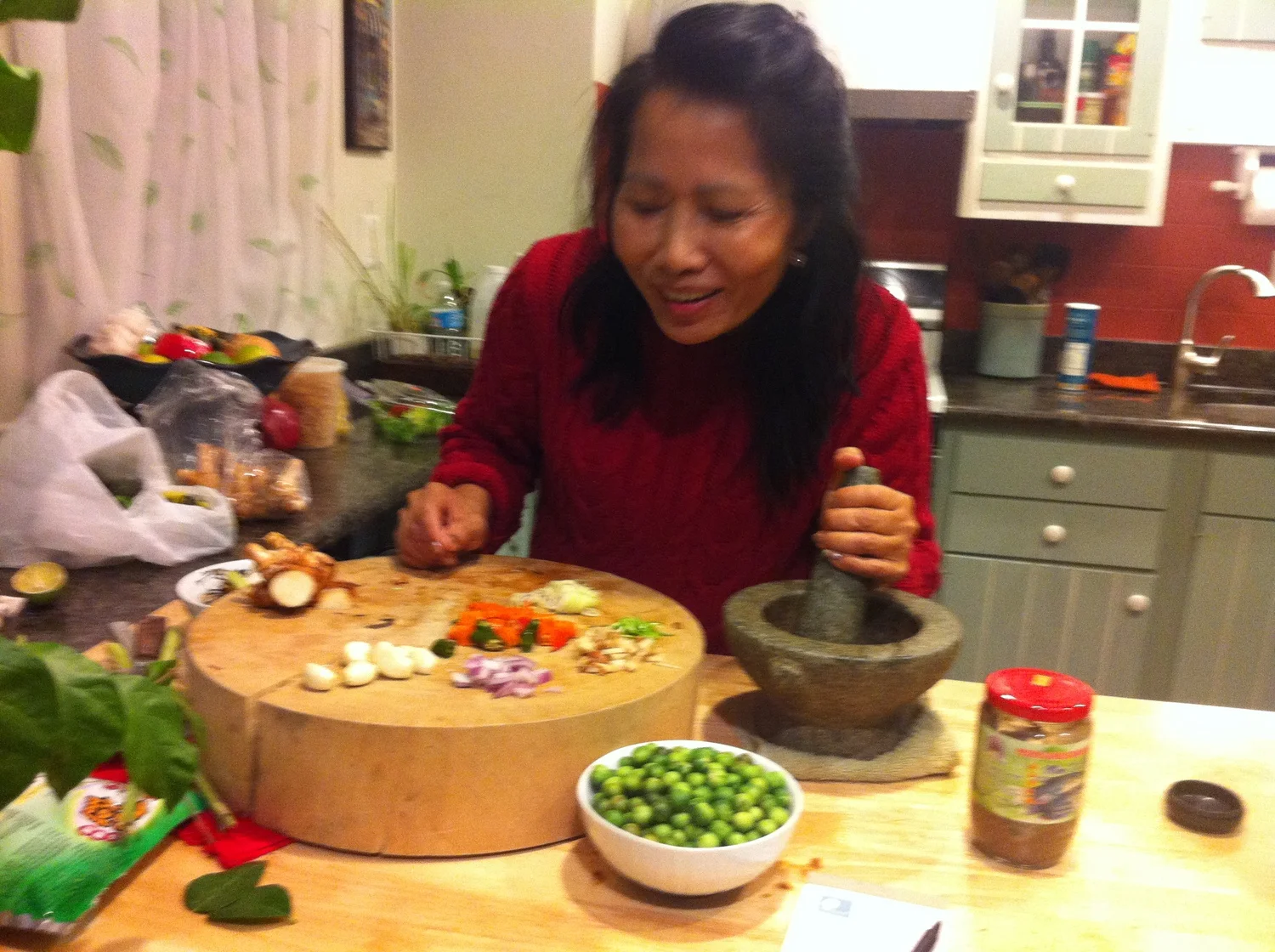 Mommy Pai in her element