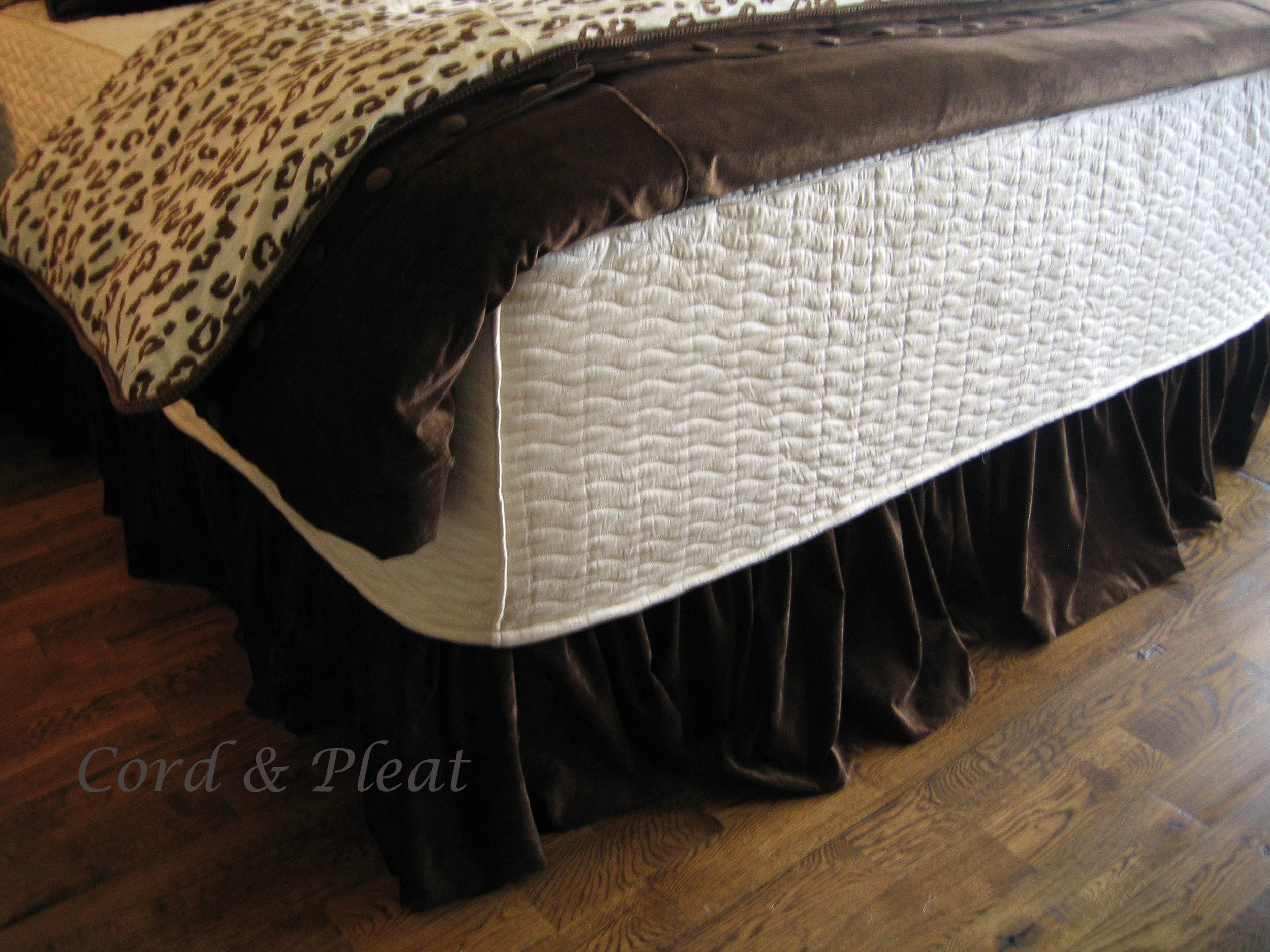 Shirred King Bedskirt