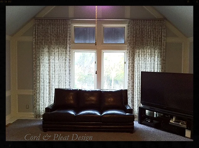 Pinch Pleated Panels