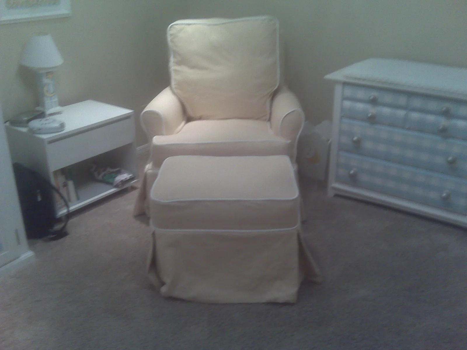 Club Chair & Ottoman Slipcover