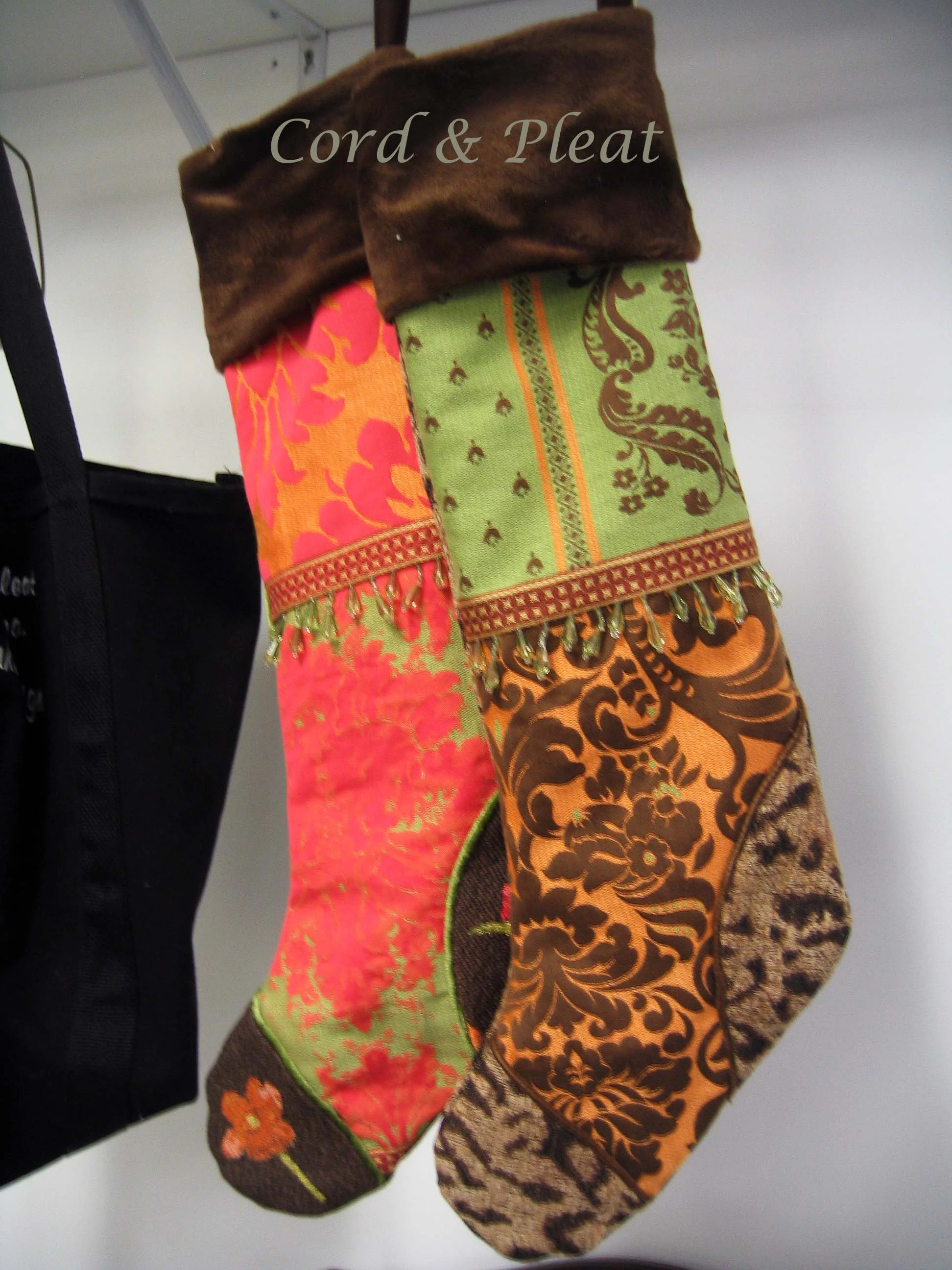 Custom Christmas stockings!