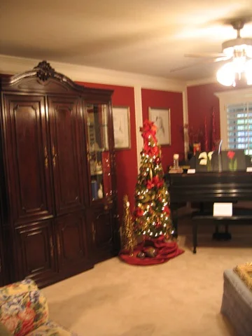 Even a small tree adds a bit of Holiday to any room!