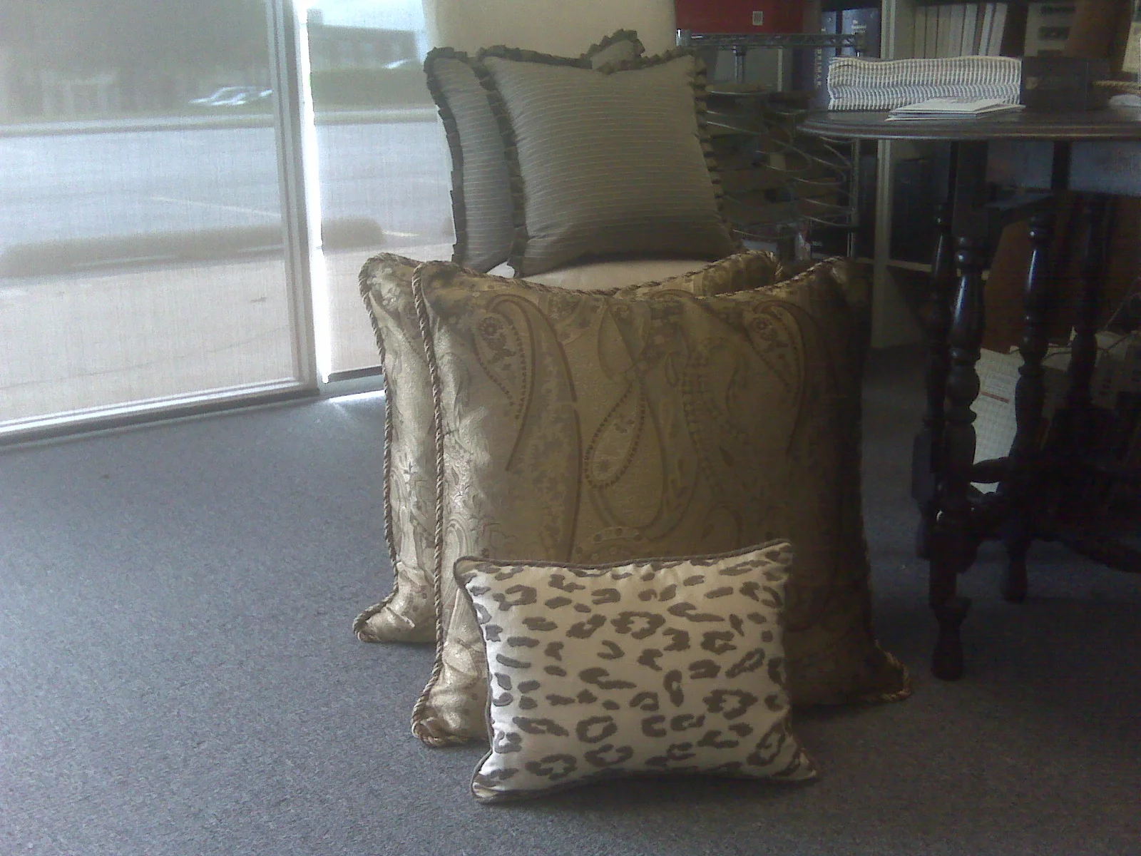 Euro Shams & Pillows for Client’s Bed