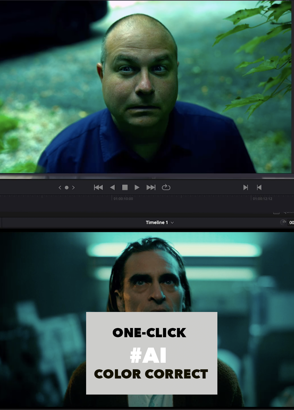 ONE-CLICK AI Color Correction to make your footage look like your favorite movie