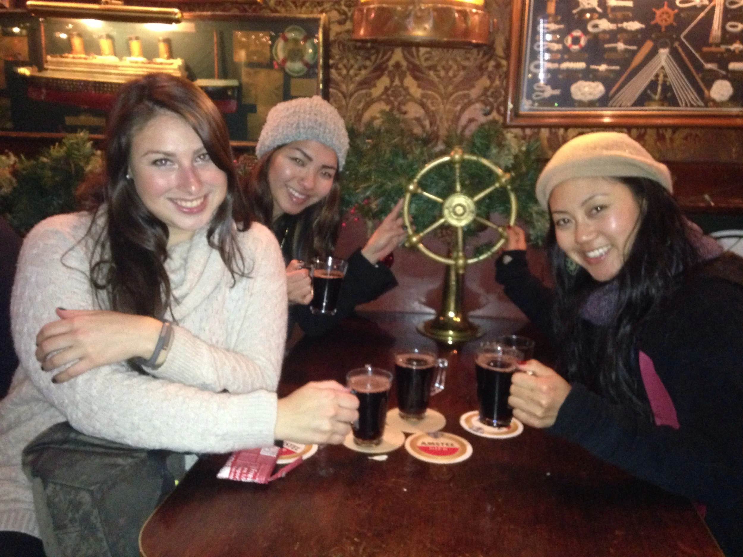 Glühwein at Old Sailor, oldest bar in Amsterdam