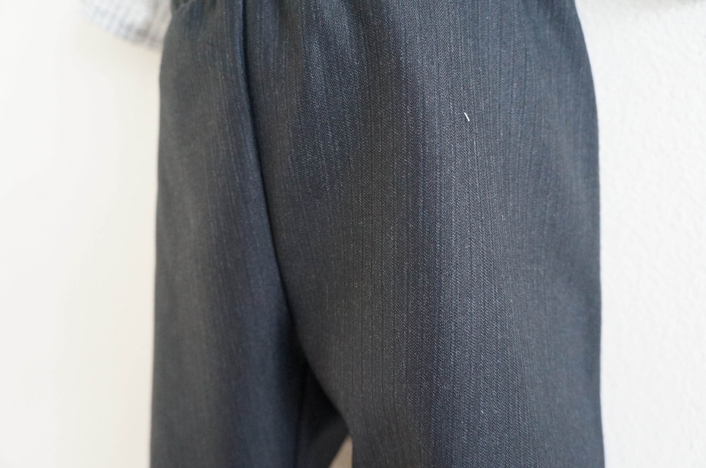 Pinstripe pants | Handmade Fashion at Candy & Bagel