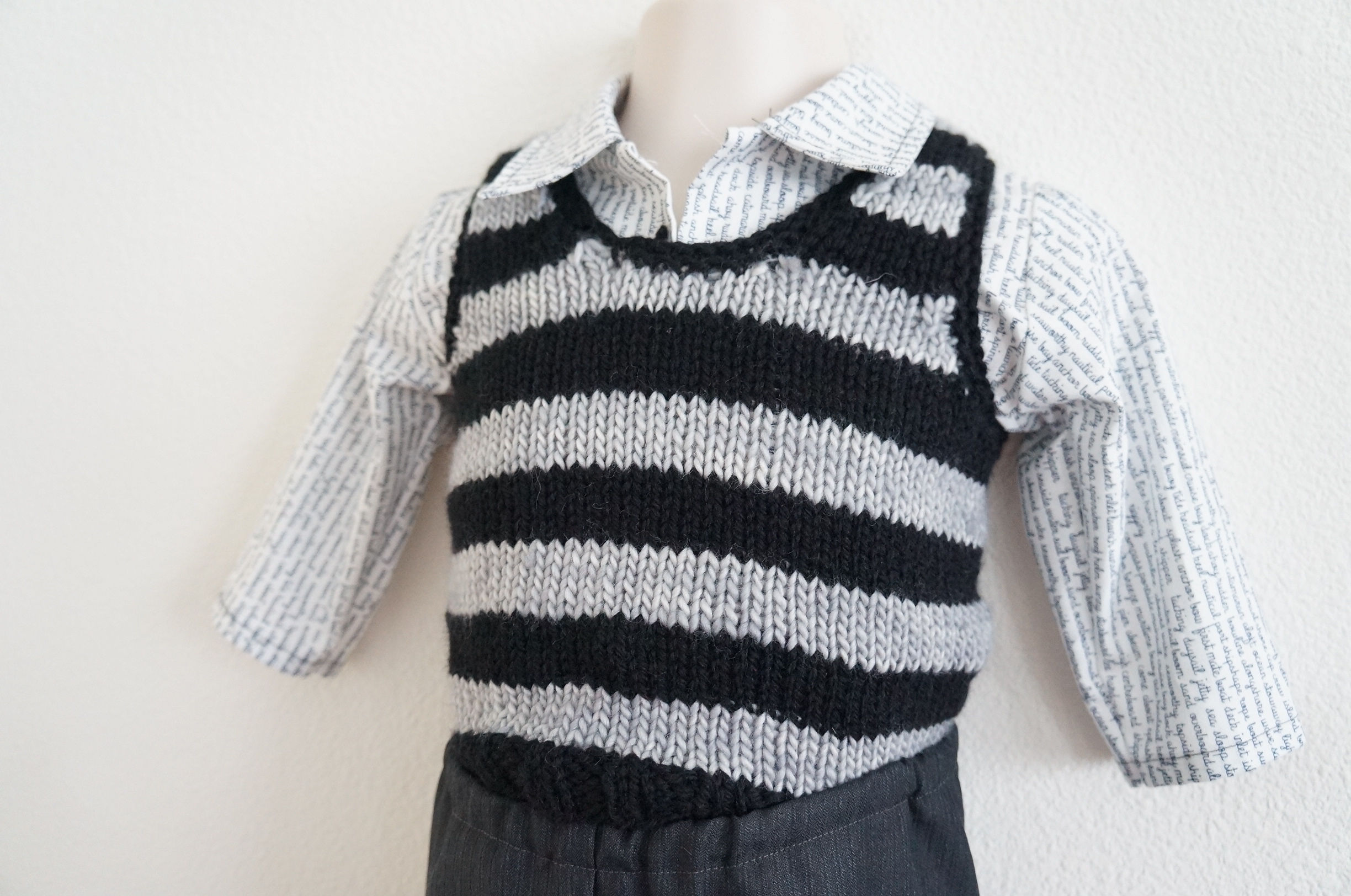 Logan's Dior-inspired outfit | Handmade Fashion at Candy & Bagel