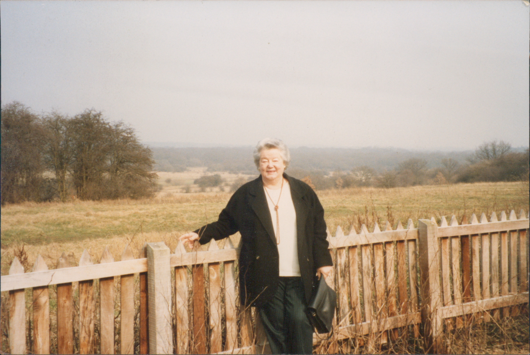  Ruth in one of her favorite places in the world (Suffolk), mid-1990s. 