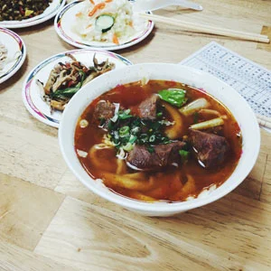 Beef Noodle Scoup. A classic . 