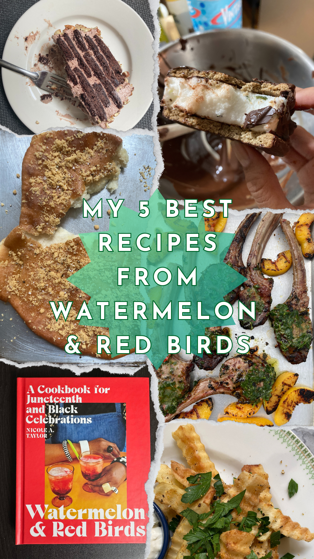 My 5 Best Recipes in Watermelon & Red Birds: A Cookbook Juneteenth & Black Celebrations