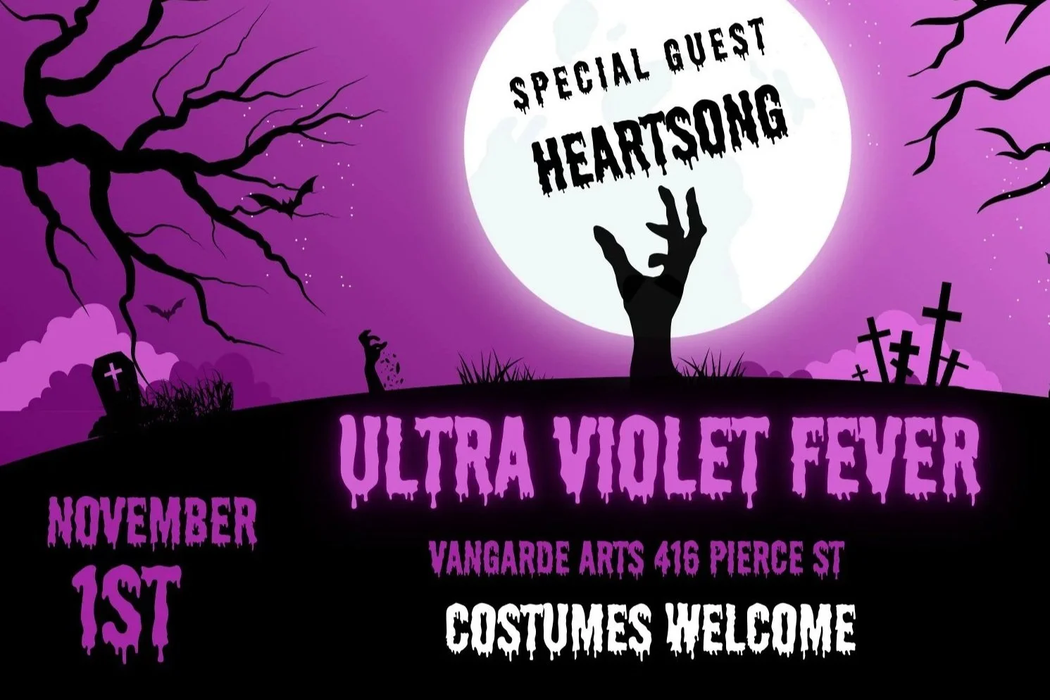 Ultra Violet Fever - special guest Heartsong!