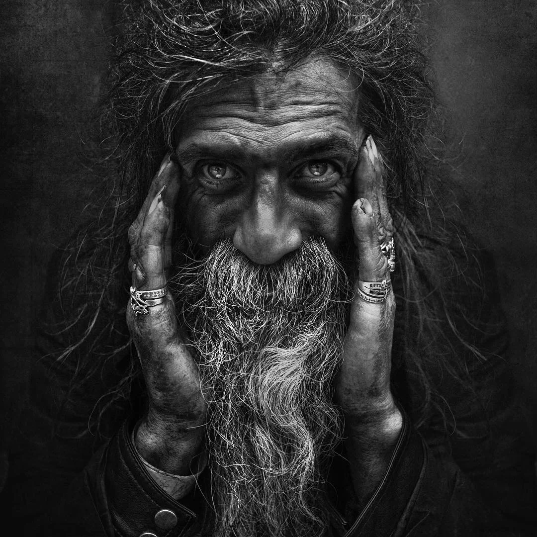 Lee Jeffries, from the Portraits of the Homeless series, 2012