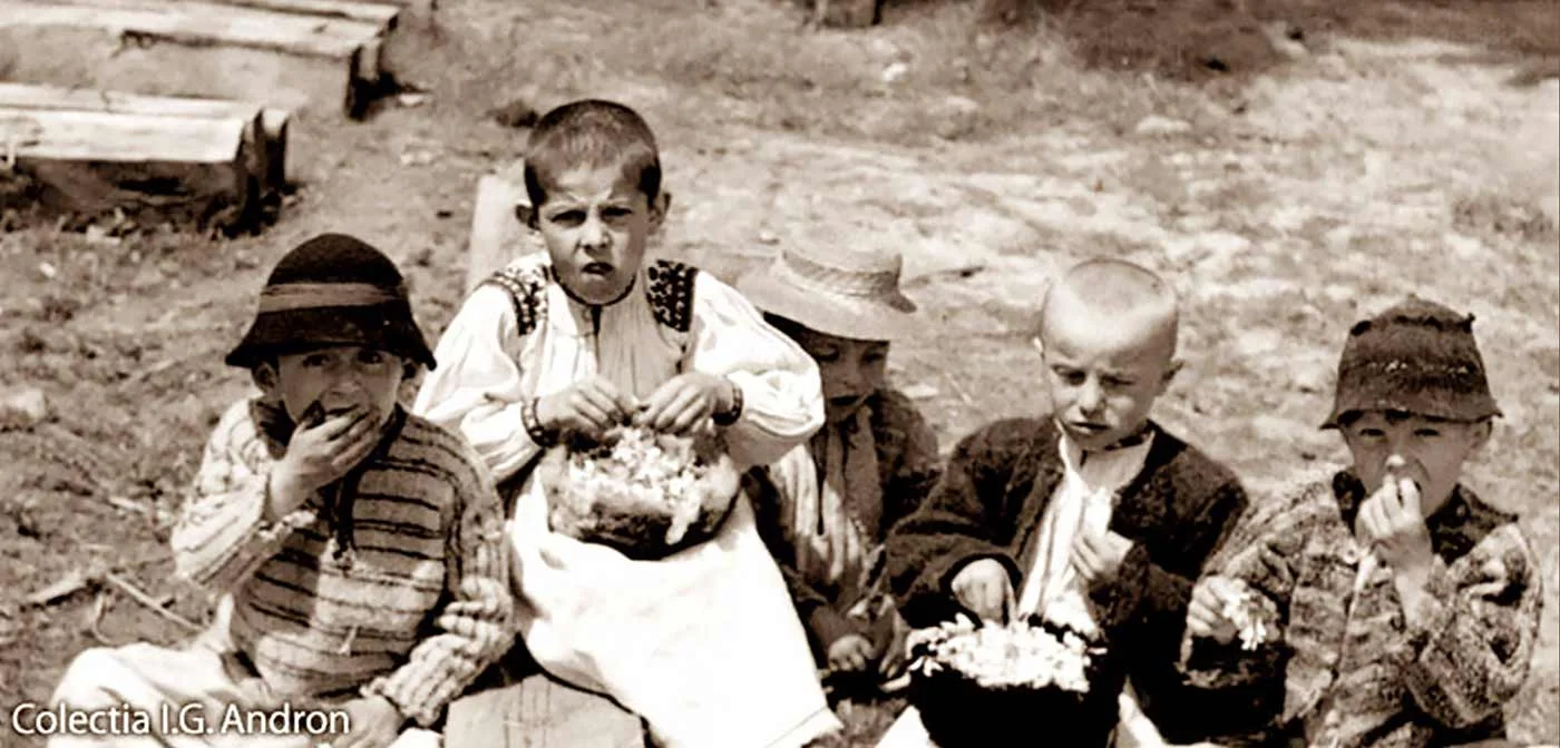 Ionita C. Andron - "Children Eating Acacia Flowers" - photo source