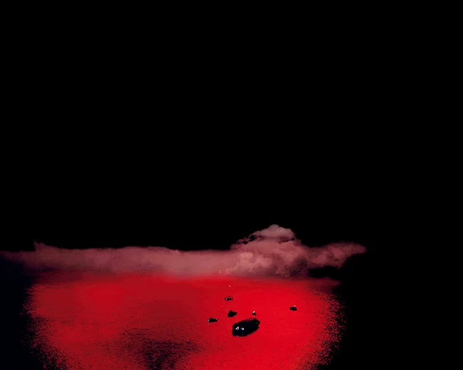 Out of the red , 2009, C-print in artists' frame, 105 x 134 cm