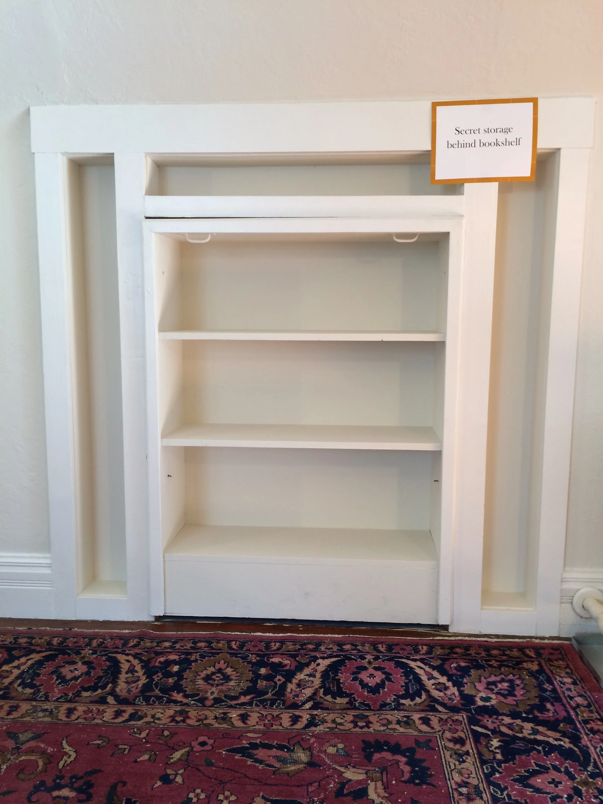 My dream home has a secret bookshelf.