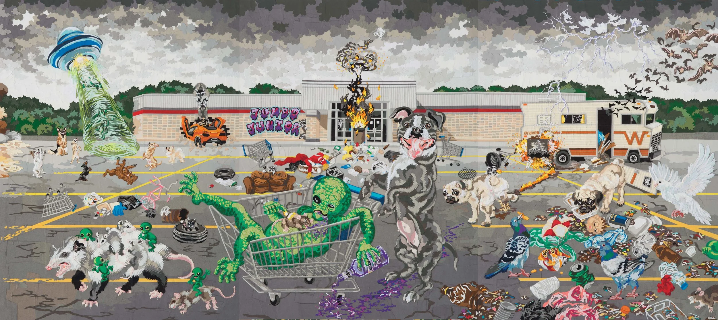 Parking Lot by Andrea Bergen