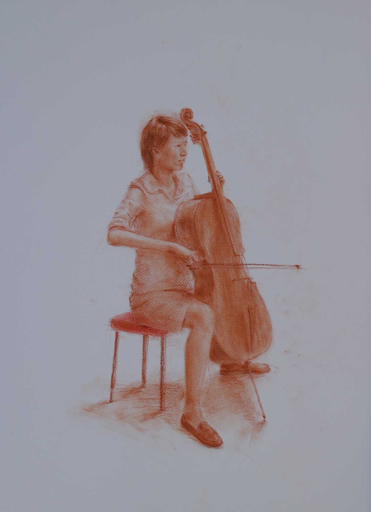  Colored Charcoal. A2 (59.4×42.0 cm) 2014 